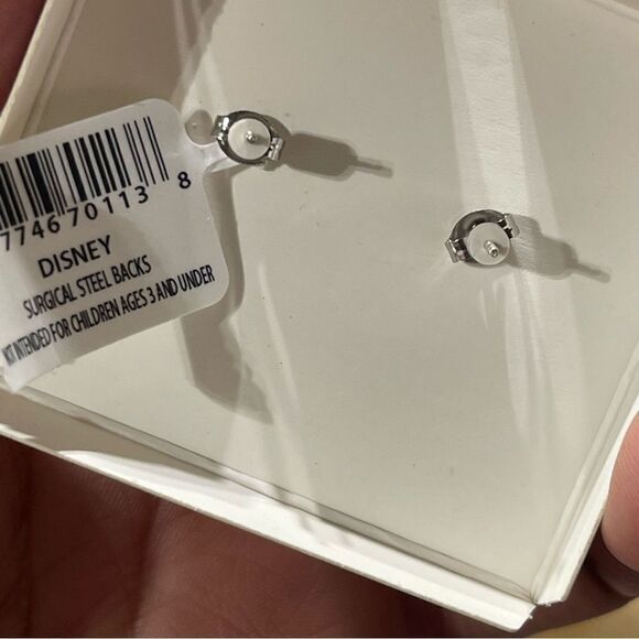 Disney Sterling Silver Minnie Mouse Earrings - Picture 6 of 8